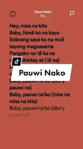 Pauwi nako! #skustaclee #PDL #Pauwinako #ruelyrics #spotify #songlyrics #fyp #fypシ #fypシ #foryou 