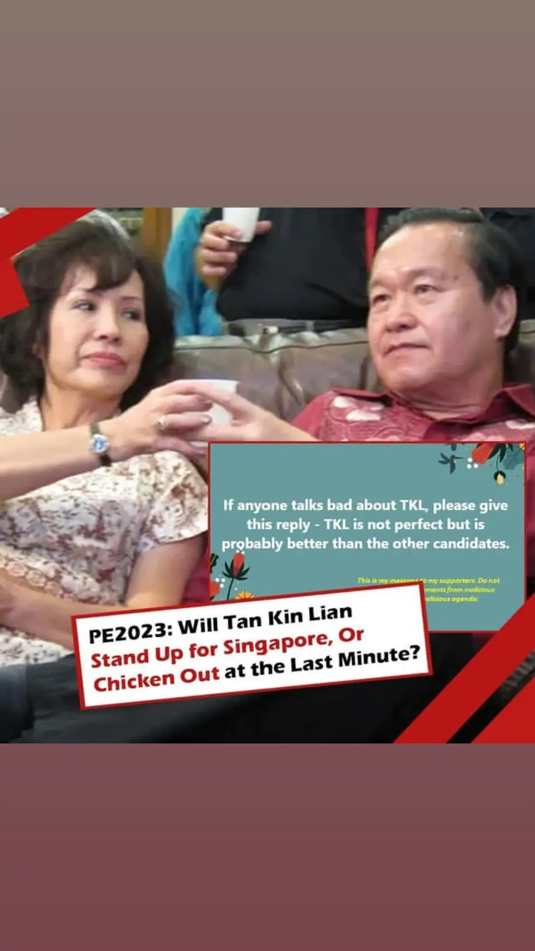 We've always loved Tan Kin Lian and just recently lobbied for him to run for president! Tan has been quietly ramping up his bid for the presidency through the multitude of posts (including those involving a crystall ball, or CB, and his late lao peh) on his Facebook page. He has said he wants to be an active president instead just a ceremonial one, and has pledged to help bring down the cost of living in Singapore. But applying for a the COE isn't enough - prospective candidates must also turn up at the nomination centre in person on Nomination Day to submit their nomination papers and other necessary certificates. Tan has said that he will wait for the (PEC) to decide on the eligibility of the other two prospective independent candidates, George Goh and Ng Kok Song, before he makes his decision on whether to submit his nomination papers. But if Tan does not contest and both Goh and Ng are disqualified, former DPM and PAP-endorsed candidate Tharman will be handed a walkover similar to his ex-colleague Halimah Yacob in PE2017. There is reason for him to worry - he embarrasingly lost his deposit in PE2011 despite an eclectic 