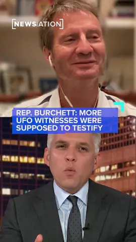 Rep. Tim Burchett says there were supposed to be more witnesses at last Wednesday’s congressional #UFO hearing, but they backed out.