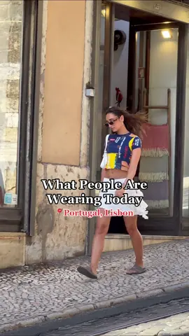 Didn’t expect Lisbon to slay so hard?!!🇵🇹 Tell me in the comments where I m should cover next <3 #whatpeoplearewearing #lisbon #lisbonstyle #OOTD #StreetFashion #summerlooks #eurogirlsummer #europeanstyle #outfitinspo #outfitideas #portugaltiktok 