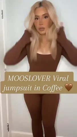 The best day is when its a @MOOSLOVER @mooslover_uk delivery day! Thank you for this viral jumpsuit in coffee! Im obsessed! If you havent already girls this is a must have in every wardrobe and perfect for the upcoming seasons! I have linked it for you 🤎 #autumnfashion #OOTD #ootdfashion #ootdtok #fashiontok #clothesinspo #mooslover #mooslover_uk #moosloverjumpsuit #autumnvibes #autumnoutfits #autumnstyle #moosloverofficial #mooslovergorgeousgirls 