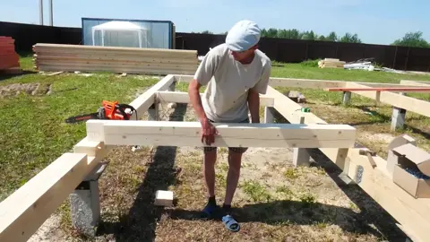 We built a cheap house. A new technology #build  #building  #builder  #buildingahouse  #cabin