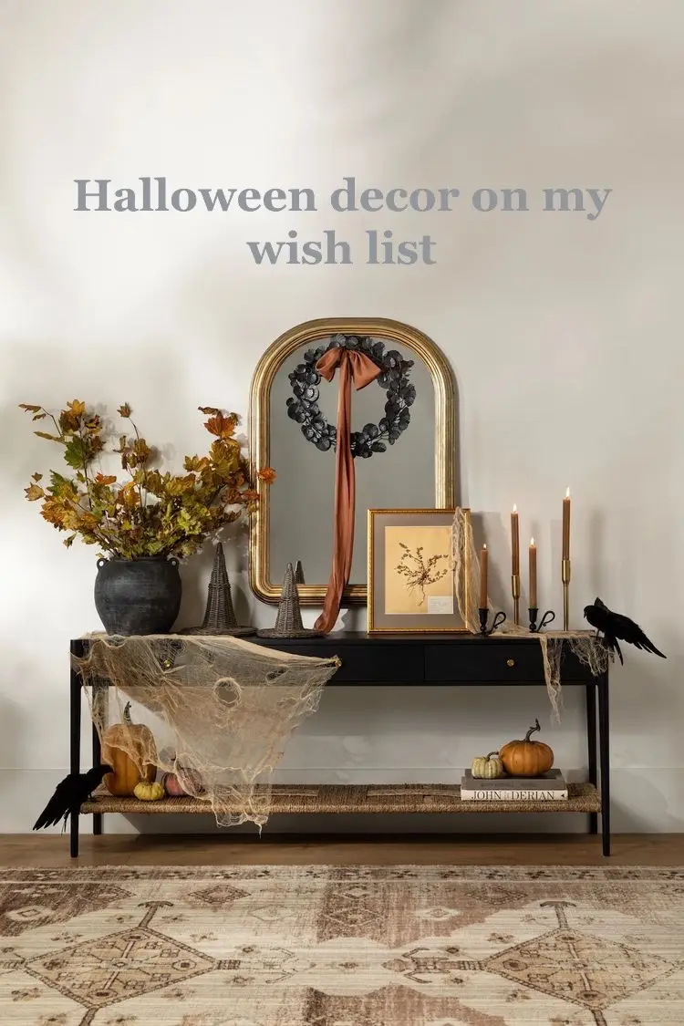 #halloween #halloweendecor #potterybarn #joannfabrics #homedecor #interiordesign #halloweendecorations #kirklandsfinds #transitionaldecor 