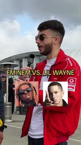 EMINEM VS. LIL WAYNE 🐐 #Weezy #SlimShady #Versus #Choose1 #RapQuiz #RapTakes #Eminem #LilWayne #NFRPodcast #RapTok #FYP #VersusBattle #MusicFestival #RollingLoud #RapPodcast 
