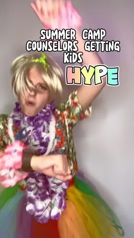 #pov summer camp counselors getting kids hype #actress #viral #fyp