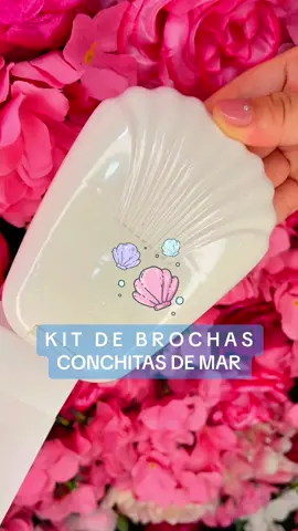 Bello kit de brochas, CONCHITAS DE MAR 🥰💕🐚🌴 ideal para tener en la bolsa por su pequeño tamaño, no te quedes sin el tuyo, consiguelos en Saya Beauty ✨💕  #conchasdemar #brochasdemaquillaje #lasirenita #bajodelmar #makeup #maquillaje #maquillajetutorial #elmar #playa #🌴 #💕 