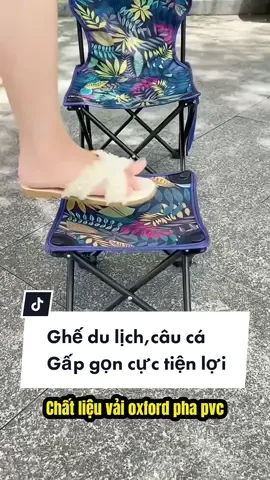 Ghế du lịch gấp gọn tiện lợi #LearnOnTikTok #xuhuong #tiktokgiaitri #dogiadung #ghegapgon #ghegapgondulich #ghecauca 