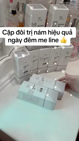 Cặp đôi vàng trong trị nám nha chị em ơi ❤️ giảm sắc tố thâm nám căng da rất hiệu quả 😍 #kemmeline #kemnam #spa #hangnynspa 