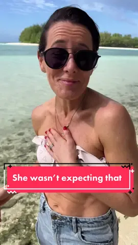 She was shocked 🤷‍♂️😂 @Jojo Legg wasn’t expecting that.  I’m not sure whats gotten into me.  Maybe its something in the water here in Rarotonga 🏝️🌴.  #couple #couplecomedy #romantic #husbandandwifecomedy #marriedlife 