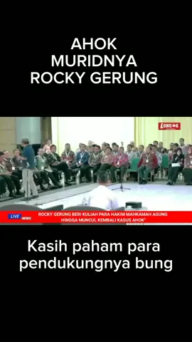 buat yang belum paham nih kalo bung Rocky memang orang yang pandai. jadi pembicara di depan para Hakim Indonesia #rockygerung #ahok #akalsehat #filsuf #emakemak #pembela #pengamatpolitik 