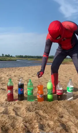 SpiderMan Experiment- Mentos & Soft Drinks  #short  #asmrtiktoks  #satisfying  #asmrsounds  #asmr  #fpy  #fpyシ