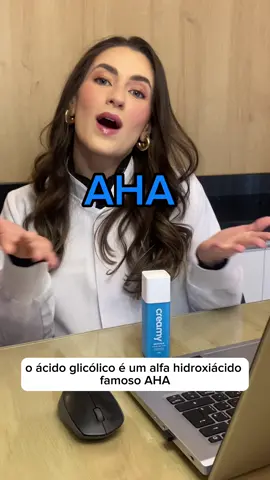 Te apresento o creme com 10% de ácido glicólico da Creamy.. 💙