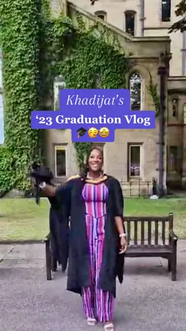Proud dad dances, Barbie poses and food... check out what Khadijat got up to on her graduation day! #uniofmanchester #classof2023 #manchester 