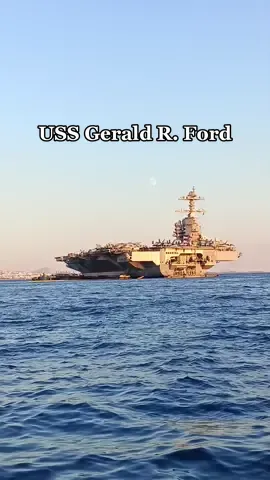 USS Gerald R. Ford in Athens, Greece  #aircraftcarrier #travelgreece #greece #sailing #sailingtiktok #sailinggreece #ussgeraldford #ussgeraldrford #sailboat 