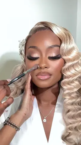 Would you be a blonde bride?👱🏾‍♀️💕 Comment 👇🏾💕 • #makeup #ukmakeupartist #fypシ゚viral #fyp #barbie #makeupforblackwomen #bridalmakeup #tutorial #ukblackgirlmakeup #viral