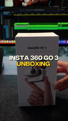 Let's unbox the Insta360 Go3😯 This is actually what I used to fulm the running video on Sunday. I have some cool stuff planned with this little guy, so stay tuned. #insta360 #actioncamera #unbox #editing 