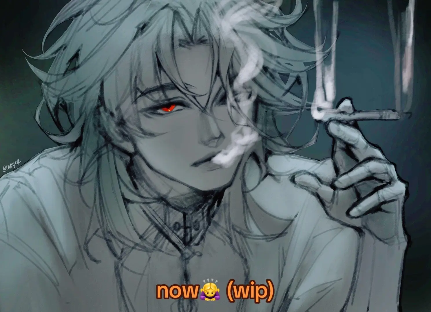 what drawinh the same character over and over does to a mf😭😭  #blade #hsrblade #hsrbladeedit #hsrbladeart #HonkaiStarRail #hsr #bladehonkaistarrail #art #viral #artprocess #artprogress #artistsoftiktok #digitalart #oldartvsnewart #genshin 