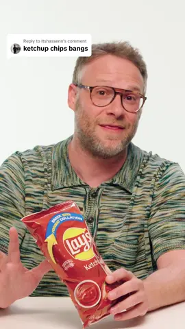 Replying to @Itshassenn who is team ketchup chips? 🤨 #sethrogen #snacked 