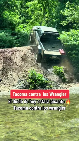 Al funal solo hay uno que logro pasar por todos lados no te lo pierdas #toyota #tacoma #vs #jeep #wrangler #offroad #humor #fyp 