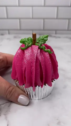 Barbie-ween 🩷🎃 pink goes with everything 🩷 #cupcake #barbie #halloween #cakesoftiktok #bakingtiktok #pink 