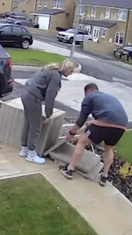 You can see it happening, but can't make it stop 🛠️😫 #failarmy #homerepair #cctv