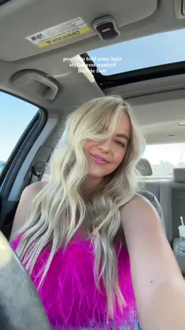 my queen @Emili Montelongo 🎀💅🏼💇🏼‍♀️ #hairtransformation #hairtok #hairday #barbiegirl #BarbieMovie #barbiehair #barbietiktok #barbie #blondemoment #girlythings #girlytok 