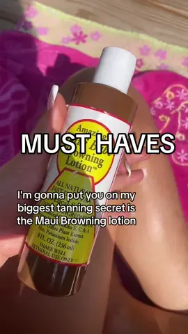 #mauibabebrowninglotion is a tanning MUST #tanning #tanninglotion #Summer #fyp #foryou #tan #influencer 