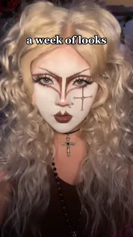 “if i hear this audio one more time i-“ 🤓🔫🔫 but yeah which one is your fav? #fyp #foryou #foryoupage #makeup #coolmakeup #goth #gothmakeup #tradgothmakeup #gyaru #gyarumakeup 
