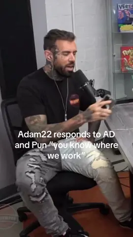 Adam22 responds to AD and pun #fyp #nojumper #adam22 