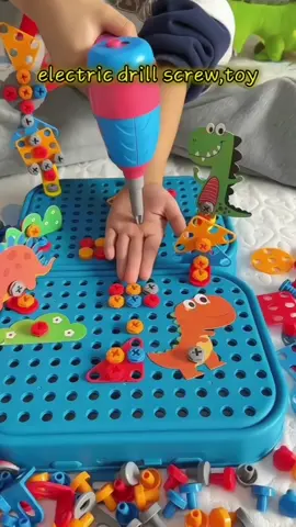 Children's Repair Kit#DYI electric drill screw thread toy#kids toys#Hands-on brain#baby #titokshopsg #fyp 