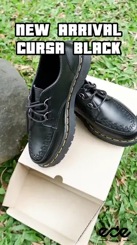 New Arrival CURSA BLACK ! Sepatu Derby yang iconic dengan 2 pasang Metal Eyelets. Grab It Now, Link in bio. #edefootwear #localpride #localbrand #banggabuatanindonesia