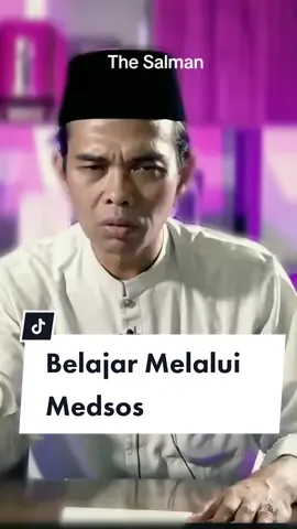 Belajar Melalui Medsos #ustadzabdulsomad #dakwah #foryou #ceramahustadabdulsomad 