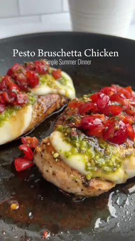 Pesto Bruschetta chicken is the perfect easy weeknight dinner. It is a delectable meal that is incredibly easy to make. Plus, with just a few simple ingredients and minimal prep time required, you can have dinner on the table in no time. This dish is packed with flavor, thanks to the well seasoned chicken breast topped with slices of Galbani silky smooth fresh mozzarella and bruschetta. #ad #galbanicheese   Here is why you’ll love this dinner recipe: - It's simple and easy to make with just a few kitchen staple ingredients. - A flavorful combination of classic Italian flavors.  - Galbani thin sliced fresh mozzarella adds a soft and smooth texture that melts beautifully. Plus, you can enjoy the rich and delicate taste of high-quality mozzarella without the hassle of slicing it yourself.  You can find the FULL RECIPE at eatwellwithlex.com. Simply search “Pesto Bruschetta Chicken” and you’ll get the ingredients and detailed instructions on how to make this recipe. #bruschetta #mozzarellacheese #chickenrecipes #chickendinner #easydinner #weeknightdinner #summerrecipes