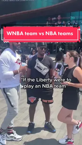 #stitch with @The Game Day New York Liberty could beat 5-6 teams in the NBA! #NBA #WNBA #basketball 
