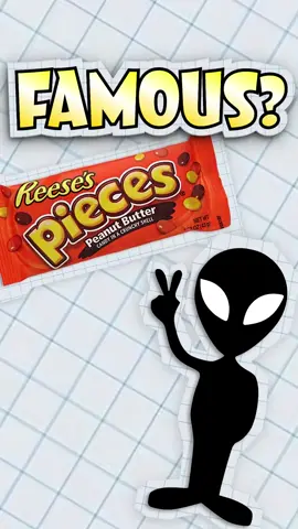 An ALIEN Made REESE'S PIECES FAMOUS? #riggy #funfacts #animation #trending #animationmeme #alien 