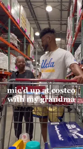 Back again on another costco trip with my grandma, mic’d her up so yall could hear her thought process on this one, thank God she didn’t say anything too crazy but there’s literally no method behind her madness 😂 Now y’all see our back and forth, we really just be laughing nonstop 🥹 #grandmasoftiktok #grandma #dailyvlog #dayinmylife #family #costcotiktok  