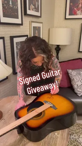 Want to win this bad boy?? Use the link in my bio to pre-save / pre-add my new album The Devil I Know now through Aug. 18 and you’ll be automatically entered into the drawing! #contest #guitar #thedeviliknow 