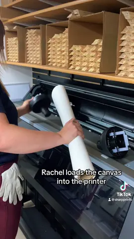 How we make our canvas prints! #canvasprinting 