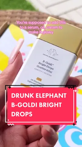 If you see me glowing all summer… 👀 @Drunk Elephant ✨#bgoldiedrops #bgoldi #skincare #fyp 