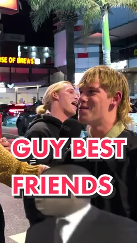 Replying to @.  Are guy best friends a red flag? 🚩 #interview #surfersparadise #redflags #guybestfriend 