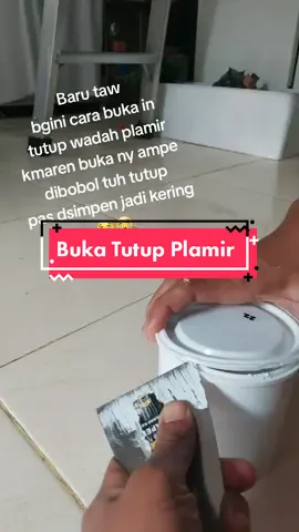 Ah, qm pasti udah pengalaman lah ya.. Atau ada yg sama..? #plamur #plamir #hack #tukang #tukangbangunan 