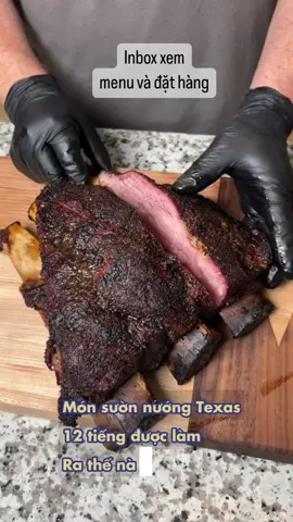 Thịt nướng chín chậm chuẩn Texas duy nhất tại Hà Nội #fyp  #reviewanngon  #ancungtiktok  #thinhhanh  #xuhuong  #foodreview #smokebbq #ribeye