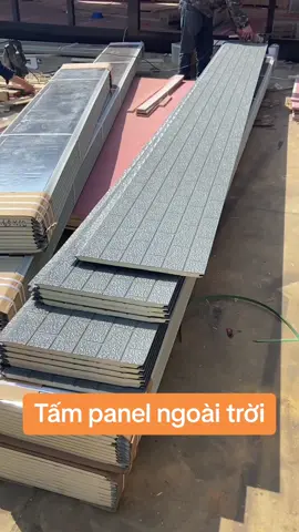 Tấm ốp panel dành cho nhà lắp ghép #minihouse #homestay #nhalapghep #tranhieunhalapghep #panelngoaitroi 