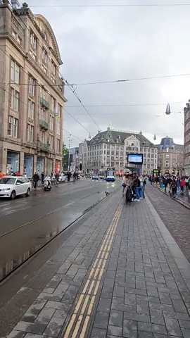 اجواء هولندا ❤️ 🇳🇱  . .  #Amsterdam #Netherlands #Europe #rain #train #tram #fy #fyp 