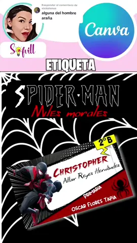 Respuesta a @xinitalemus #canva #canvapro #canva2023 #canvaedicion #aprendeconcanva #diseño #diseñando #canvacreativo #canvatarjeta #canvaetiquetas #sofvill💕 #canvatipografias #spiderman #spidermanmilesmorales #milesmorales #spidermanblack #spidermannegro 