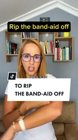 “To rip the band aid off” Meaning #english #learnenglish #englishlesson 