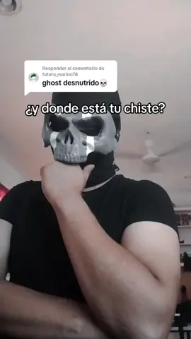 Respuesta a @futuro_marino78 #fypシ #ghost #meme #codwarzone #simonriley #cosplay #warzone #modernwarfare #humor #comedia 