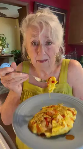 (Part 2) Egg Omelette- put what you want in yours. I like mushrooms in mine but I didn’t have any. Here is the way to get your lemon  lime orange peach pecans for your children and grandchildren to take to school. #brendagantt  #cooking  #trending  #foryou