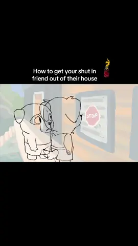 How to get your shut in friend out of their homes #animation #2danimation #animatorsoftiktok 