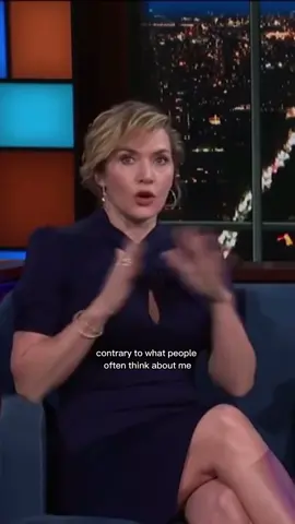 #katewinslet #katewinsletedit #stephencolbert #latenight #titanic #fyp 